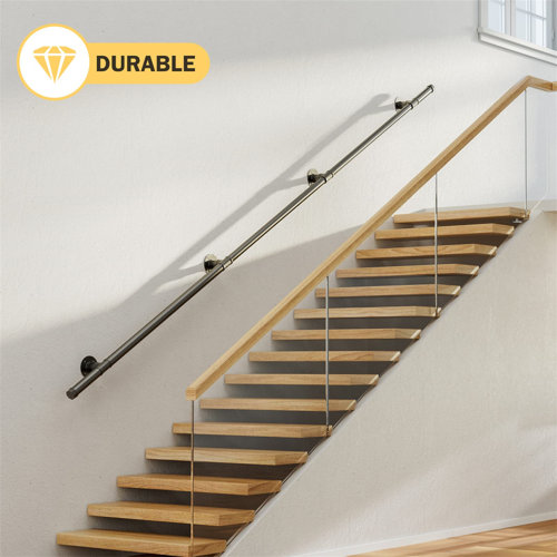 thumbnail image 2 of Home Stair Handrail Industrial Boston Mall Pipe Su With Handrail Mount Wall 2 of 12